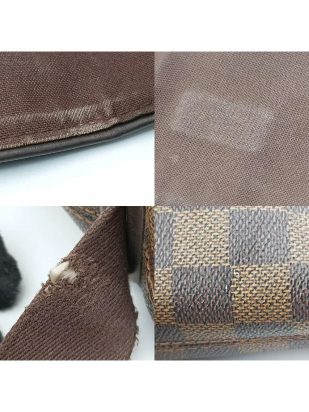 Louis Vuitton Brooklyn PM Ebene Damier Canvas Shoulder Bag